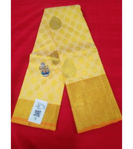 ARNI SILK HALF FINE ZARI SAREE WITH BLOUSE