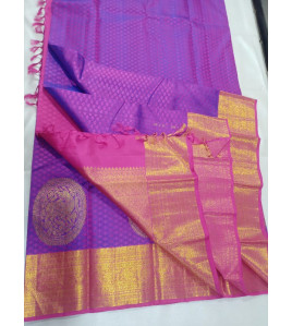 ARNI SILK HALF FINE ZARI SAREE WITH BLOUSE