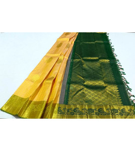 ARNI SILK HALF FINE ZARI SAREE WITH BLOUSE
