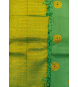 ARNI SILK HALF FINE ZARI SAREE WITH BLOUSE