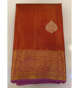 ARNI SILK HALF FINE ZARI SAREE WITH BLOUSE