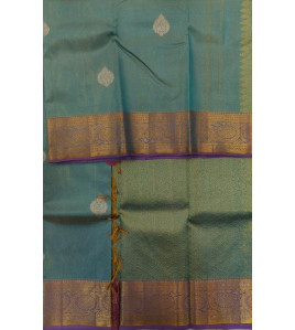 ARNI SILK HALF FINE ZARI SAREE WITH BLOUSE
