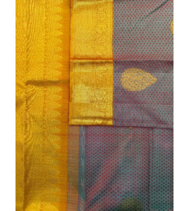 ARNI SILK HALF FINE ZARI SAREE WITH BLOUSE