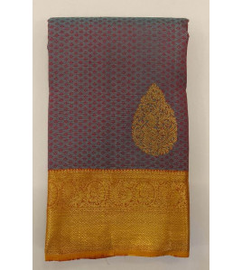 ARNI SILK HALF FINE ZARI SAREE WITH BLOUSE