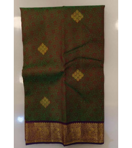 ARNI SILK HALF FINE ZARI SAREE WITH BLOUSE
