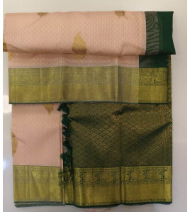 ARNI SILK HALF FINE ZARI SAREE WITH BLOUSE
