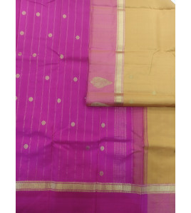 ARNI SILK HALF FINE ZARI SAREE WITH BLOUSE