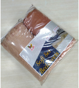 BEDSHEET ERODE JACQUARD PILLOW SET