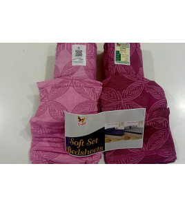 BEDSHEET ERODE JACQUARD PILLOW SET