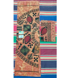 BEDSHEET MEERUT PRINTED 50X90 1 PILLOW COVER