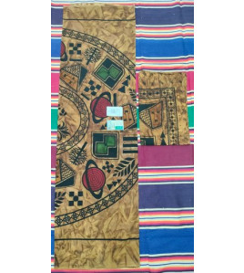 BEDSHEET MEERUT PRINTED 50X90 1 PILLOW COVER