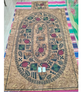 BEDSHEET MEERUT PRINTED 50X90 1 PILLOW COVER