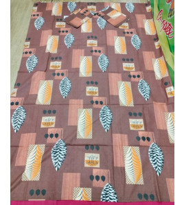 BEDSHEET ERODE AHEMADHABAD PRINT 60X90 2 PILLOW COVER