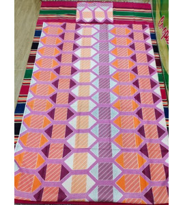 BEDSHEET ERODE AHEMADHABAD PRINT 50X90 1 PILLOW COVER