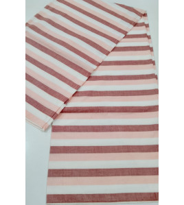 BEDSHEET STRIPE 60X90 2 PILLOW COVER