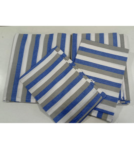 BEDSHEET STRIPE 90X108 + 2 PILLOW COVER