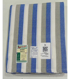 BEDSHEET STRIPE 90X108 + 2 PILLOW COVER