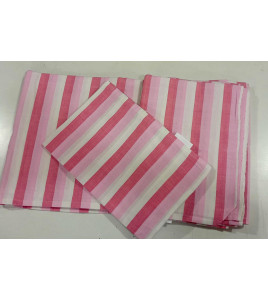 BEDSHEET STRIPE 90X108 + 2 PILLOW COVER