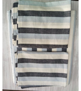 BEDSHEET STRIPE 90X108 2 PILLOW COVER