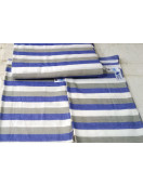 BEDSHEET STRIPE 72X100 2 PILLOW COVER