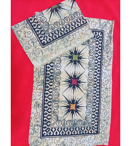 BEDSHEET MEERUT PRINTED 60X90 2 PILLOW COVER