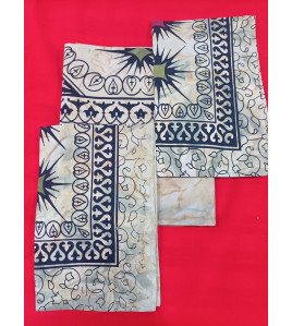 BEDSHEET MEERUT PRINTED 60X90 2 PILLOW COVER