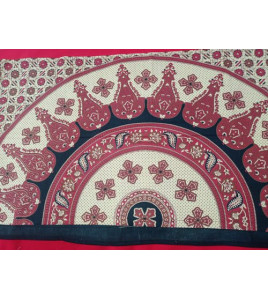 BEDSHEET JAIPUR PRINTED 90X108