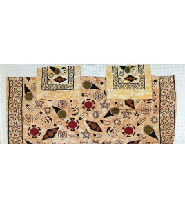 BEDSHEET MEERUT PRINTED 90X108 2 PILLOW COVER