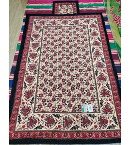 BEDSHEET JAIPUR PRINTED 50X90 1 PILLOW COVER