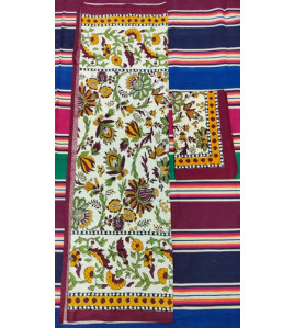 BEDSHEET JAIPUR PRINTED 50X90 1 PILLOW COVER