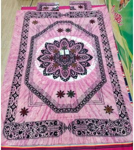 BEDSHEET MEERUT PRINTED 60X90 2 PILLOW COVER