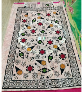 BEDSHEET MEERUT PRINTED 60X90 2 PILLOW COVER