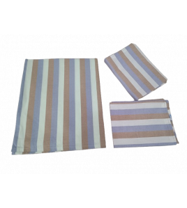 BEDSHEET STRIPE 60X90 2 PILLOW COVER