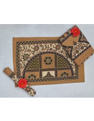 BEDSHEET JAIPUR PRINTED 72X100 2 PILLOW COVER