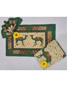 BEDSHEET JAIPUR PRINTED 72X100 2 PILLOW COVER