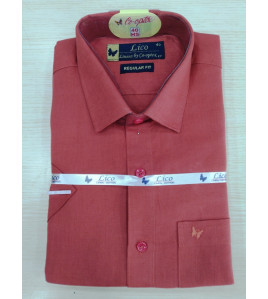 PL COTTON XLINEN DYED READYMADE SHIRT 40 HS