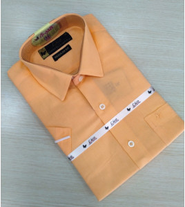 PL COTTON XLINEN DYED READYMADE SHIRT 38 HS