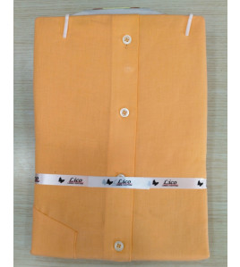 PL COTTON XLINEN DYED READYMADE SHIRT 38 HS