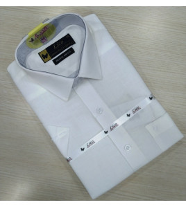 PL COTTON x LINEN READYMADE WHITE SHIRTS 40 HS