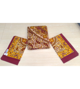 BEDSHEET JAIPUR PRINTED 90X108 2 PILLOW COVER