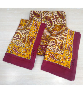 BEDSHEET JAIPUR PRINTED 90X108 2 PILLOW COVER