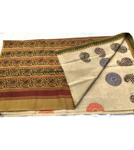 SALEM BLOCK PRINT COTTON SAREES