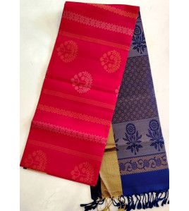 SOFT SILK SAREE WITH BLOUSE