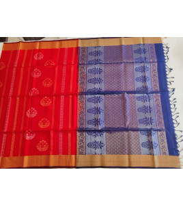 SOFT SILK SAREE WITH BLOUSE