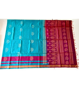 SOFT SILK SAREE WITH BLOUSE