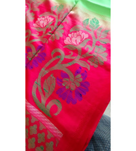 SOFT SILK SAREE WITH BLOUSE