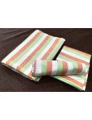BEDSHEET STRIPE 72X100 2 PILLOW COVER