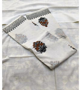 Pedalloom Block Printed Cotton Sarees