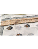 Pedalloom Block Printed Cotton Sarees
