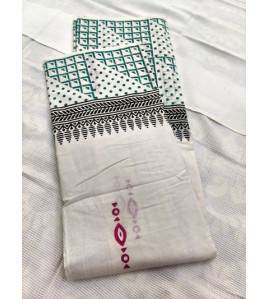 Pedalloom Block Printed Cotton Sarees